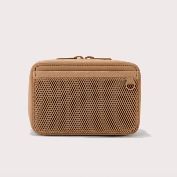 DAGNE DOVER tech organizer Arlo Neoprene Tech Organizer Large Camel Zippered - Picture 3 of 13